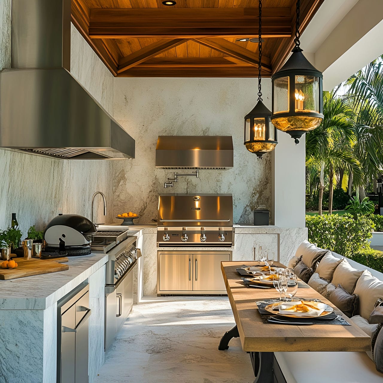 6. Outdoor kitchen