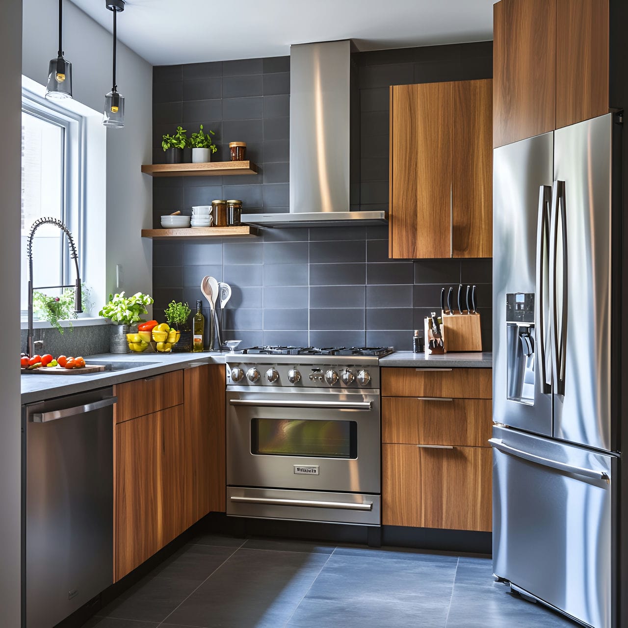 20 Best Kitchen Ideas And How To Design One Yourself! 245 7. Stainless steel appliances