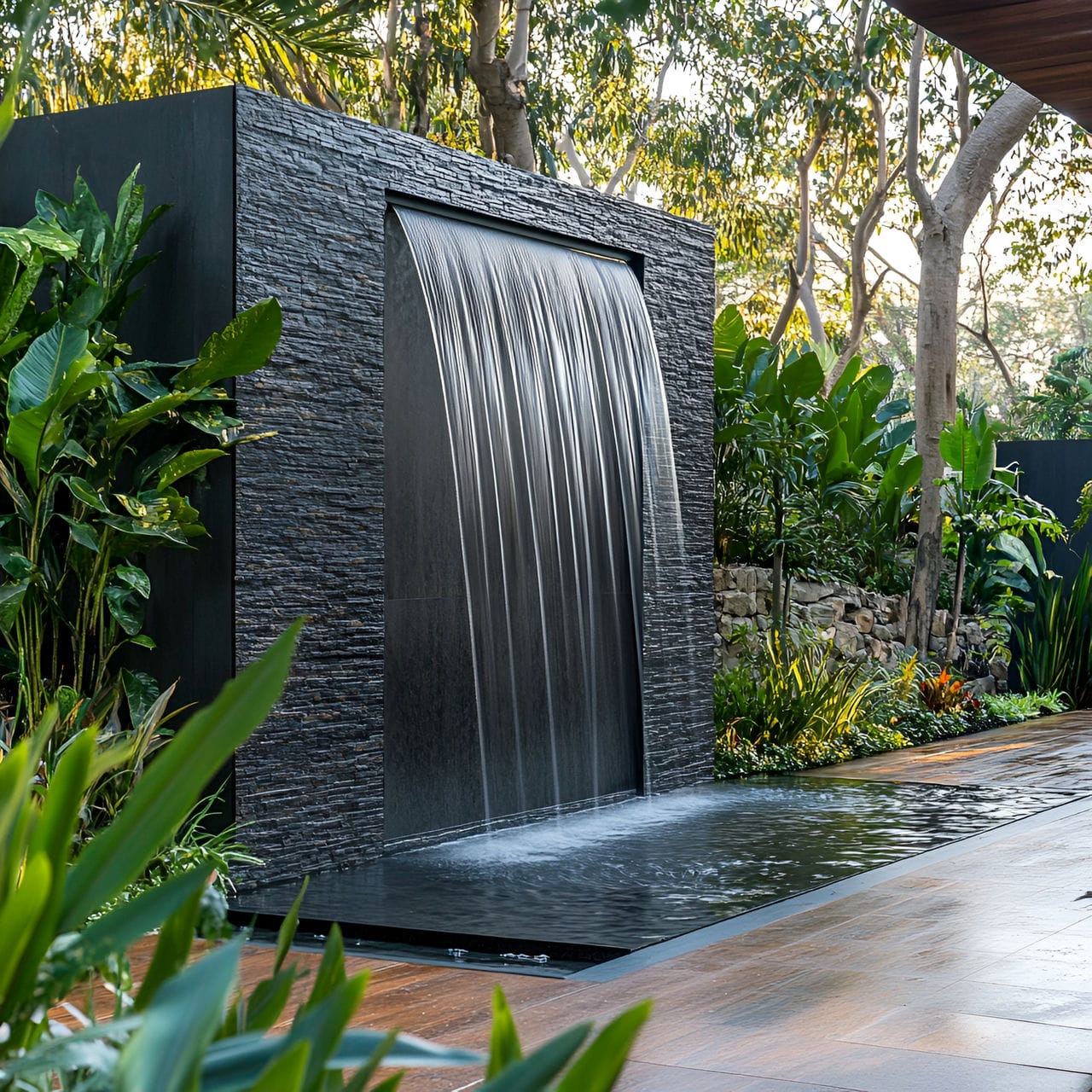 20 Best Garden Ideas And How To Design One Yourself! 185 7. Sustainable water features