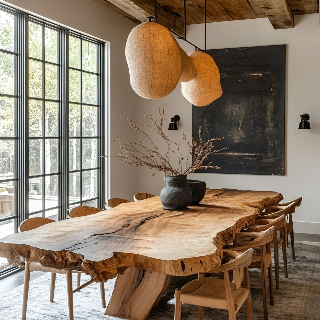 20 Best Dining Room Ideas And How To Design One Yourself! 237 7. Unique table shapeย