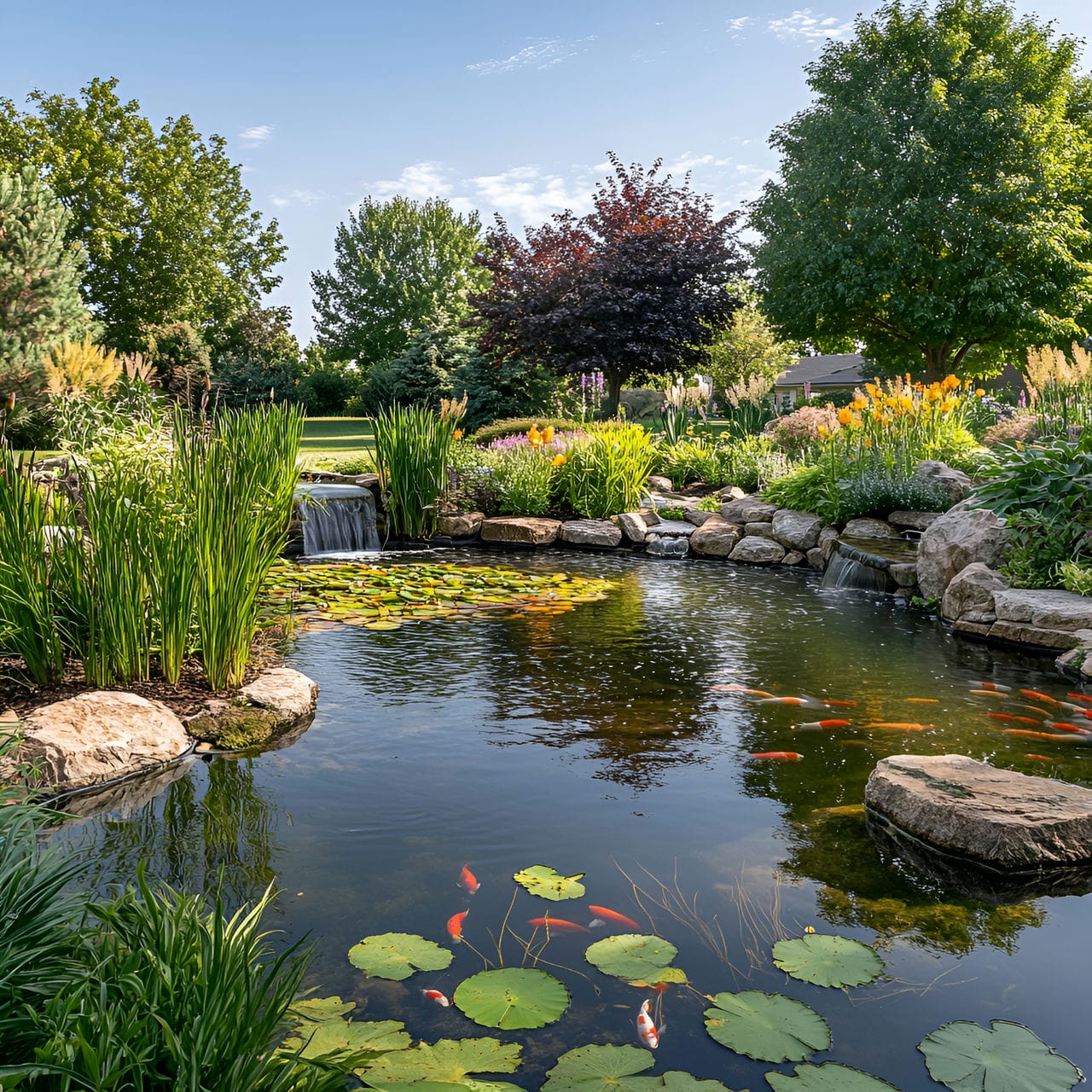 20 Best Garden Ideas And How To Design One Yourself! 191 7. Sustainable water features