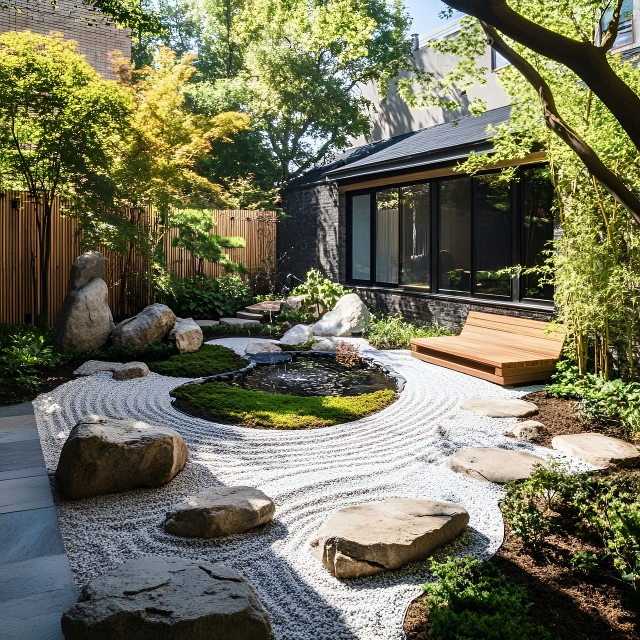 7. Zen garden