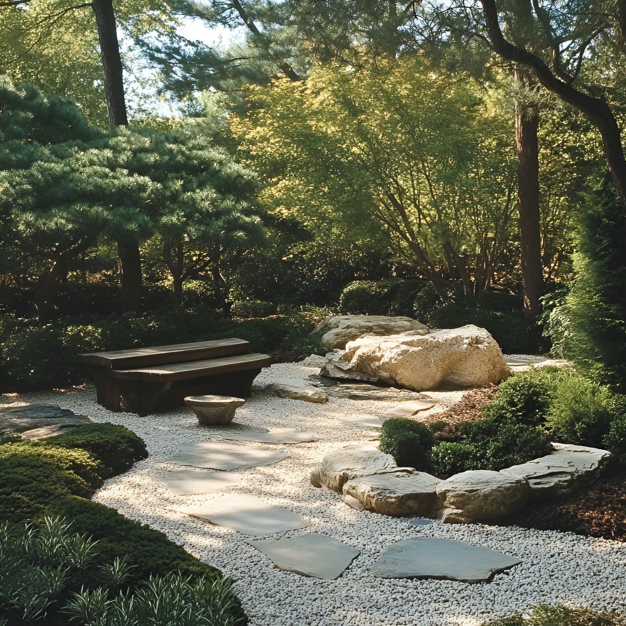7. Zen garden