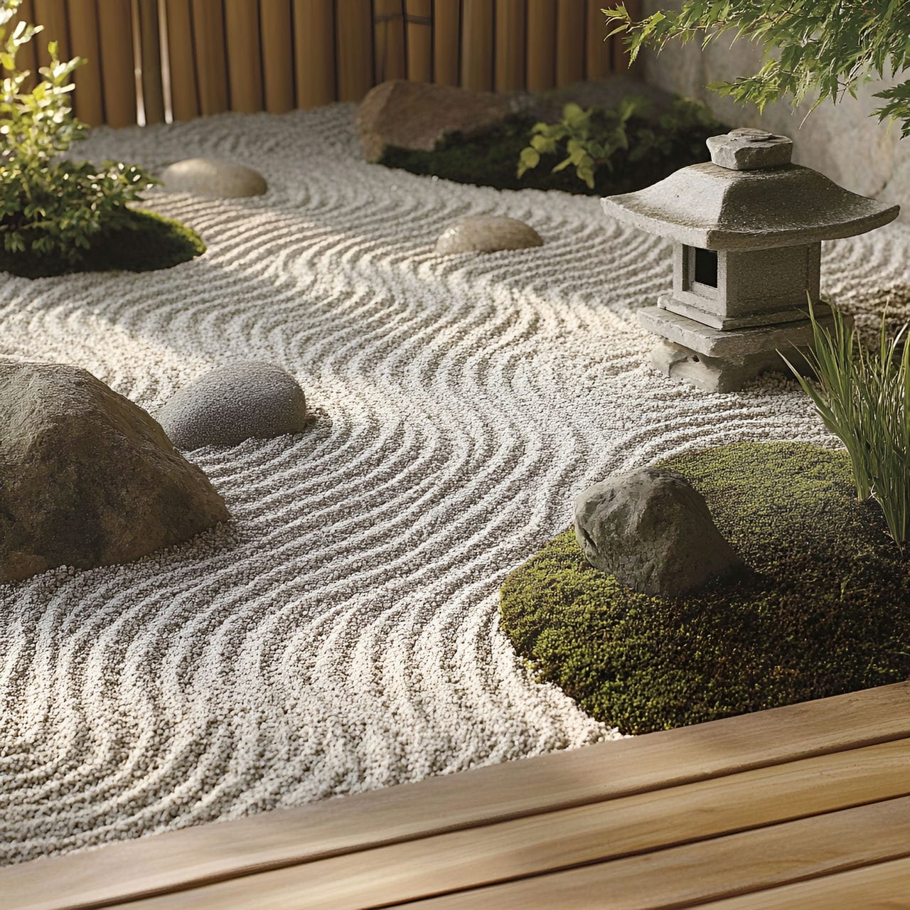 7. Zen garden