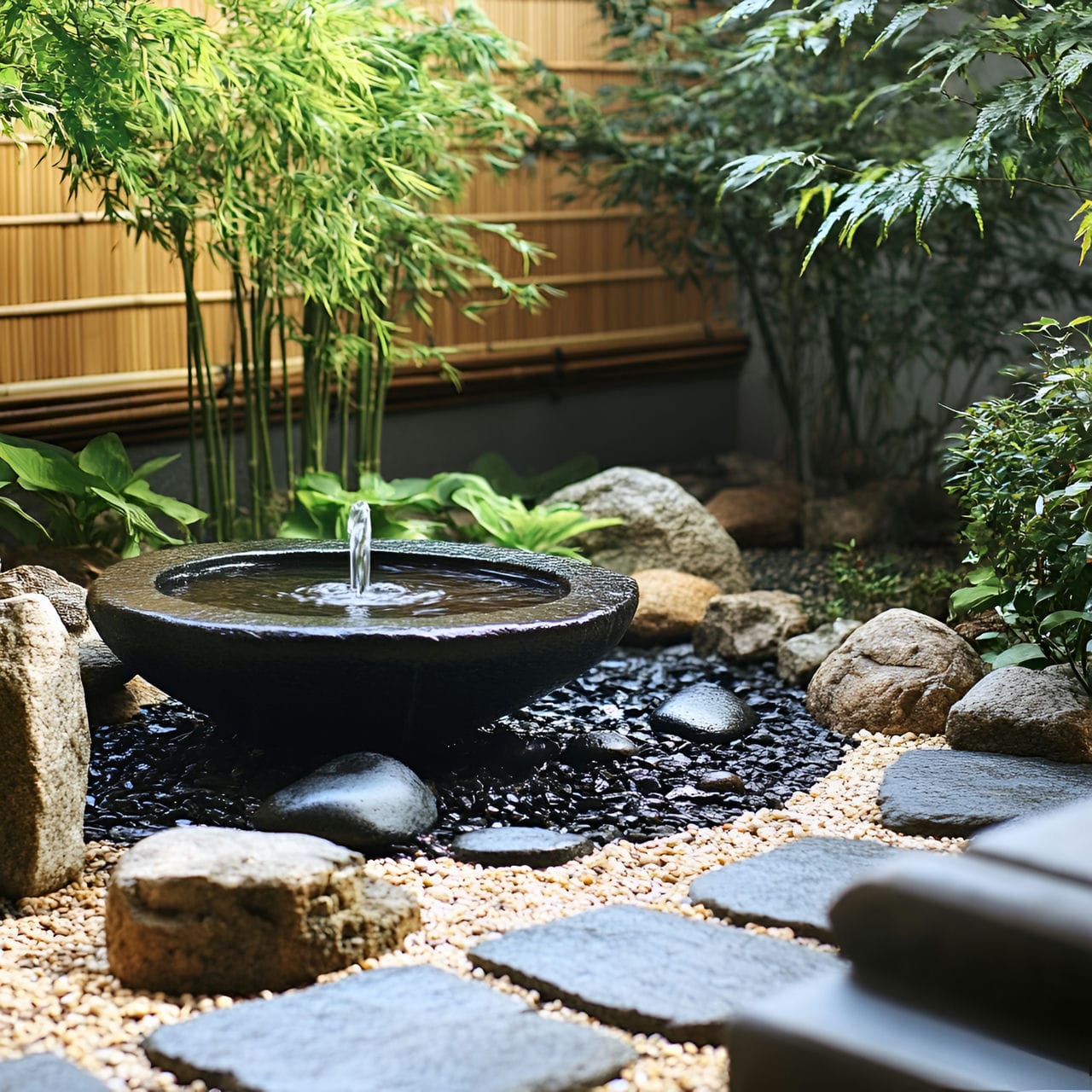 7. Zen garden