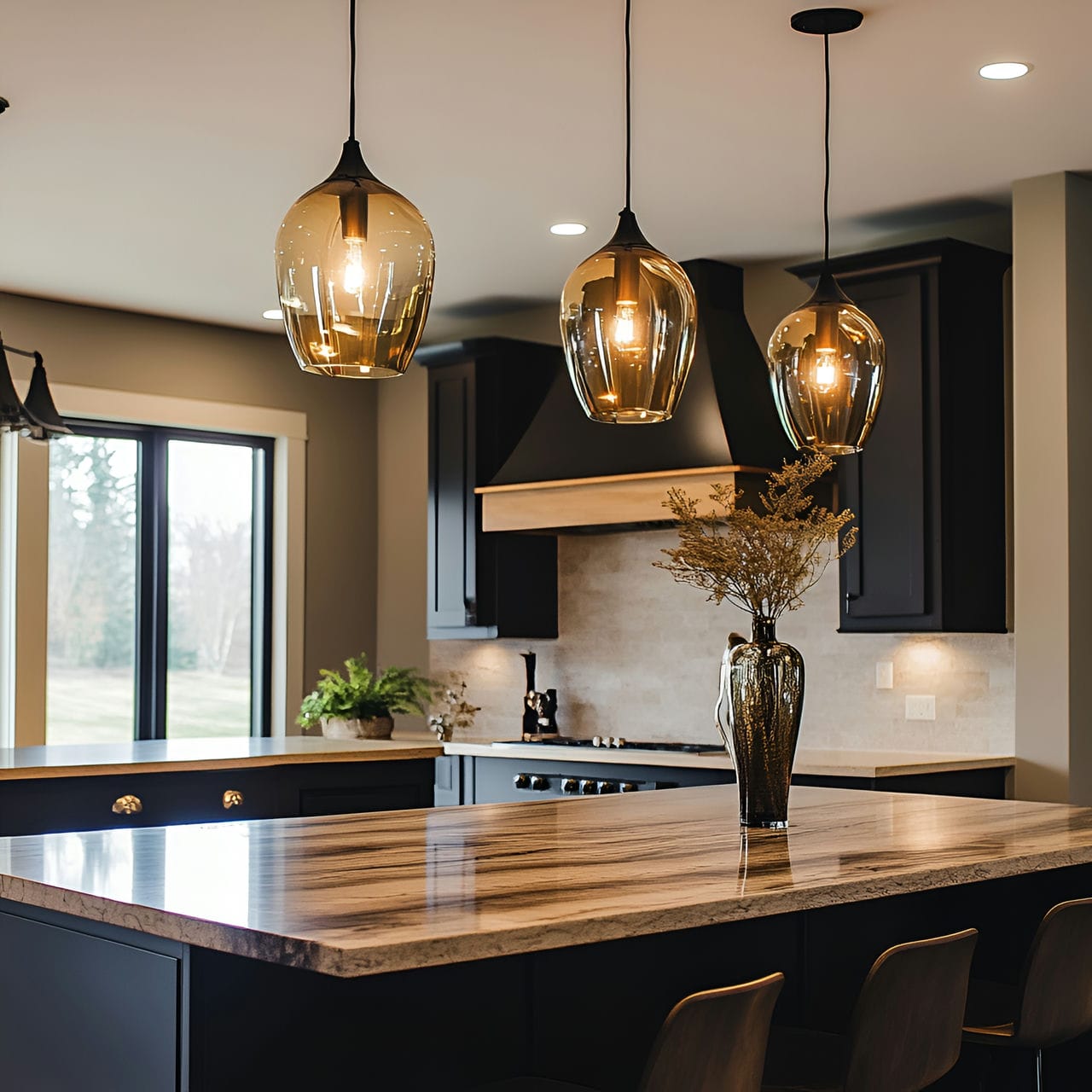 20 Best Kitchen Ideas And How To Design One Yourself! 261 8. Pendant lighting over the island