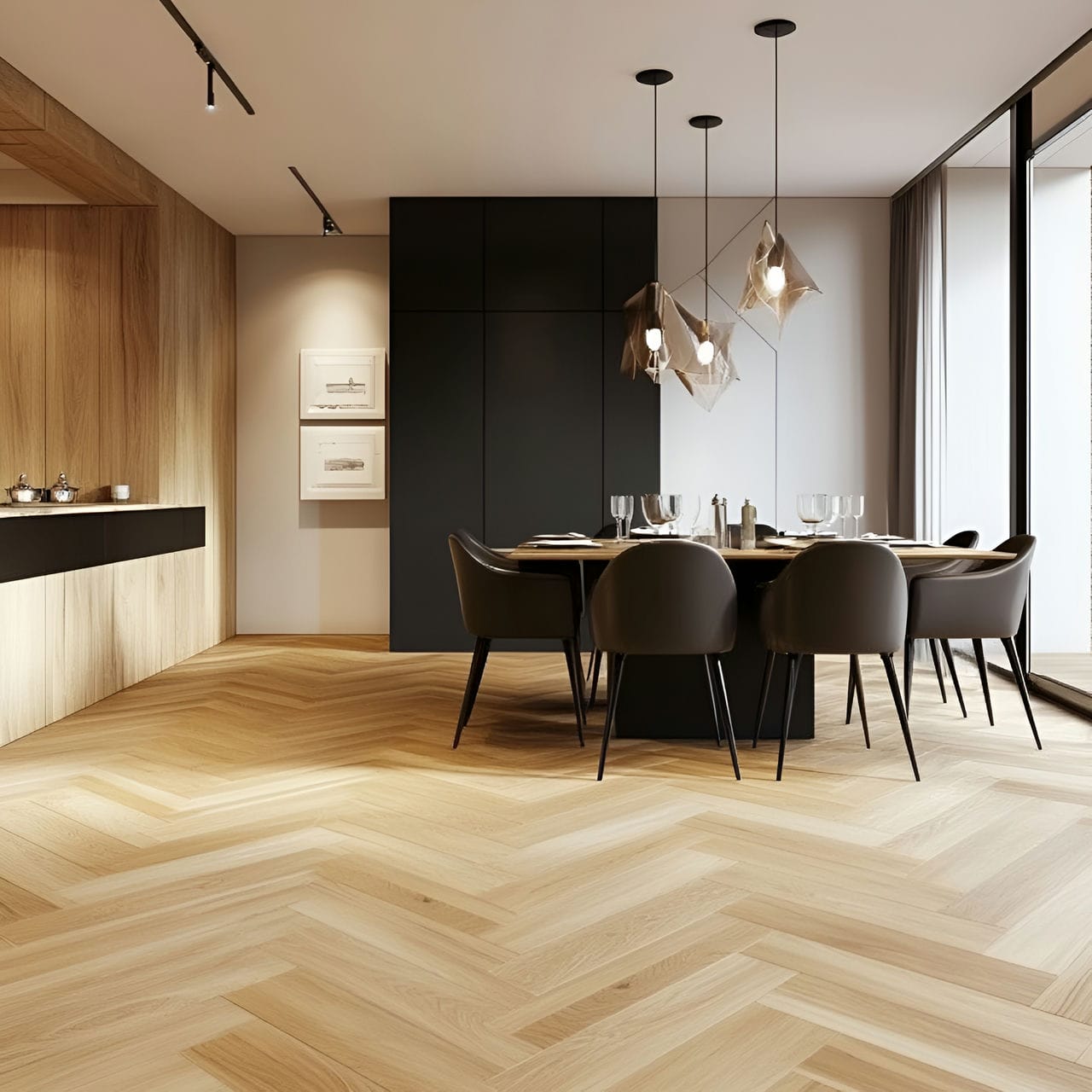 20 Best Dining Room Ideas And How To Design One Yourself! 249 8. Patterned floorย