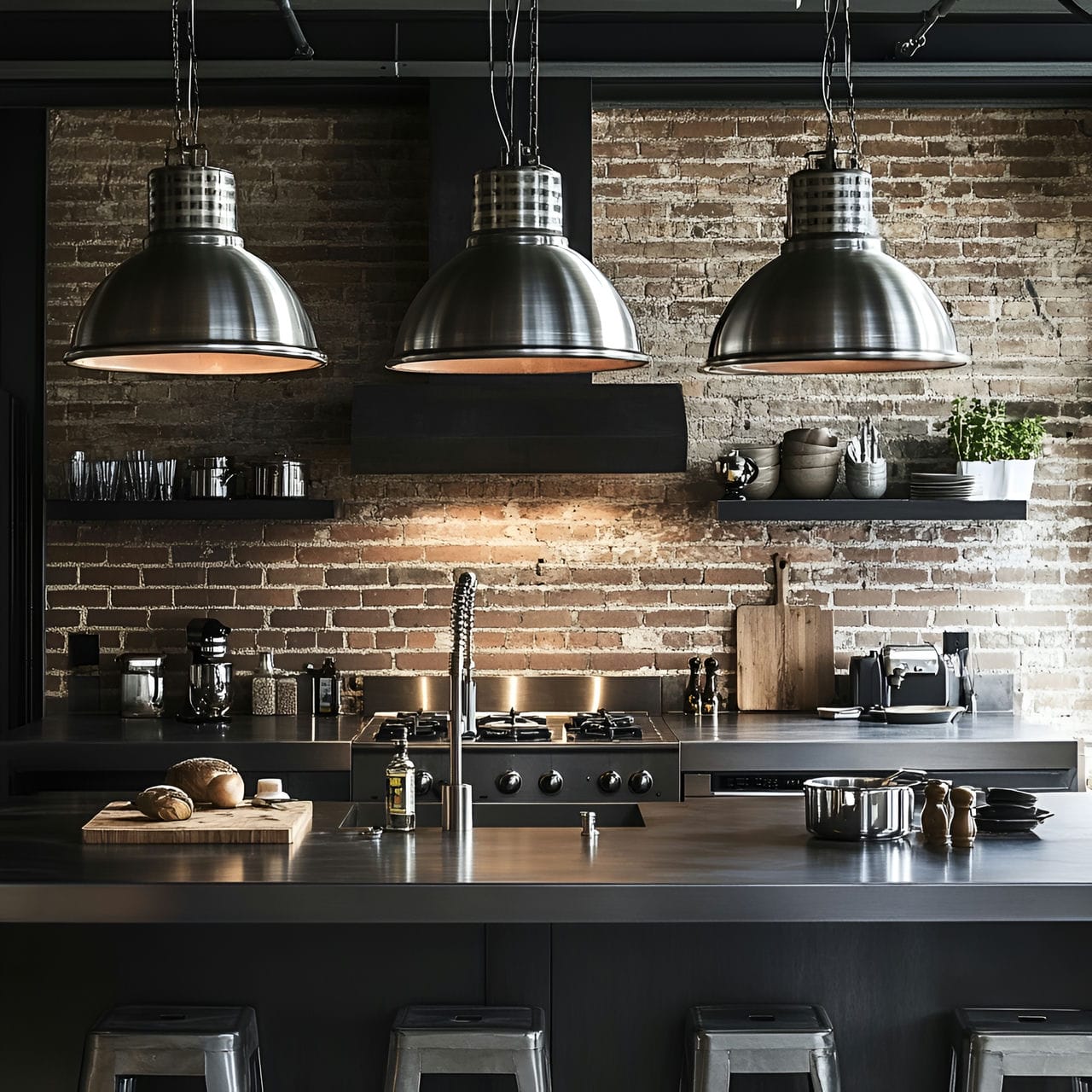 20 Best Kitchen Ideas And How To Design One Yourself! 258 8. Pendant lighting over the island