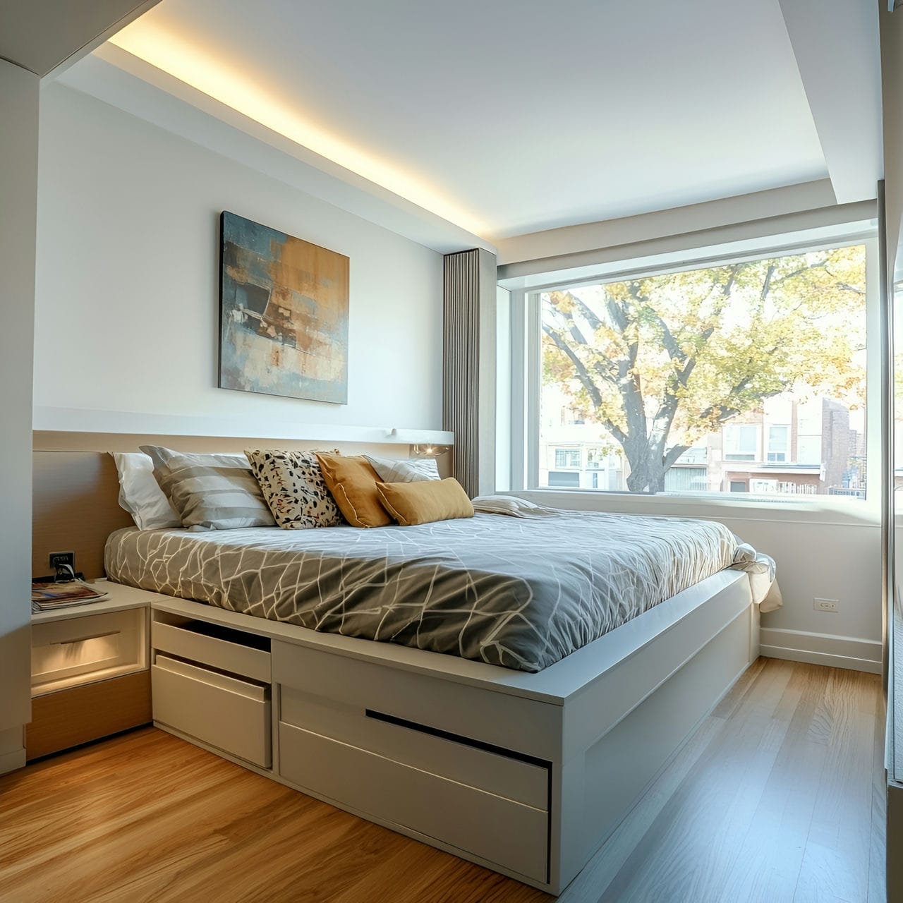 16 Best Bedroom Ideas And How To Design One Yourself! 202 8. Intelligent storage