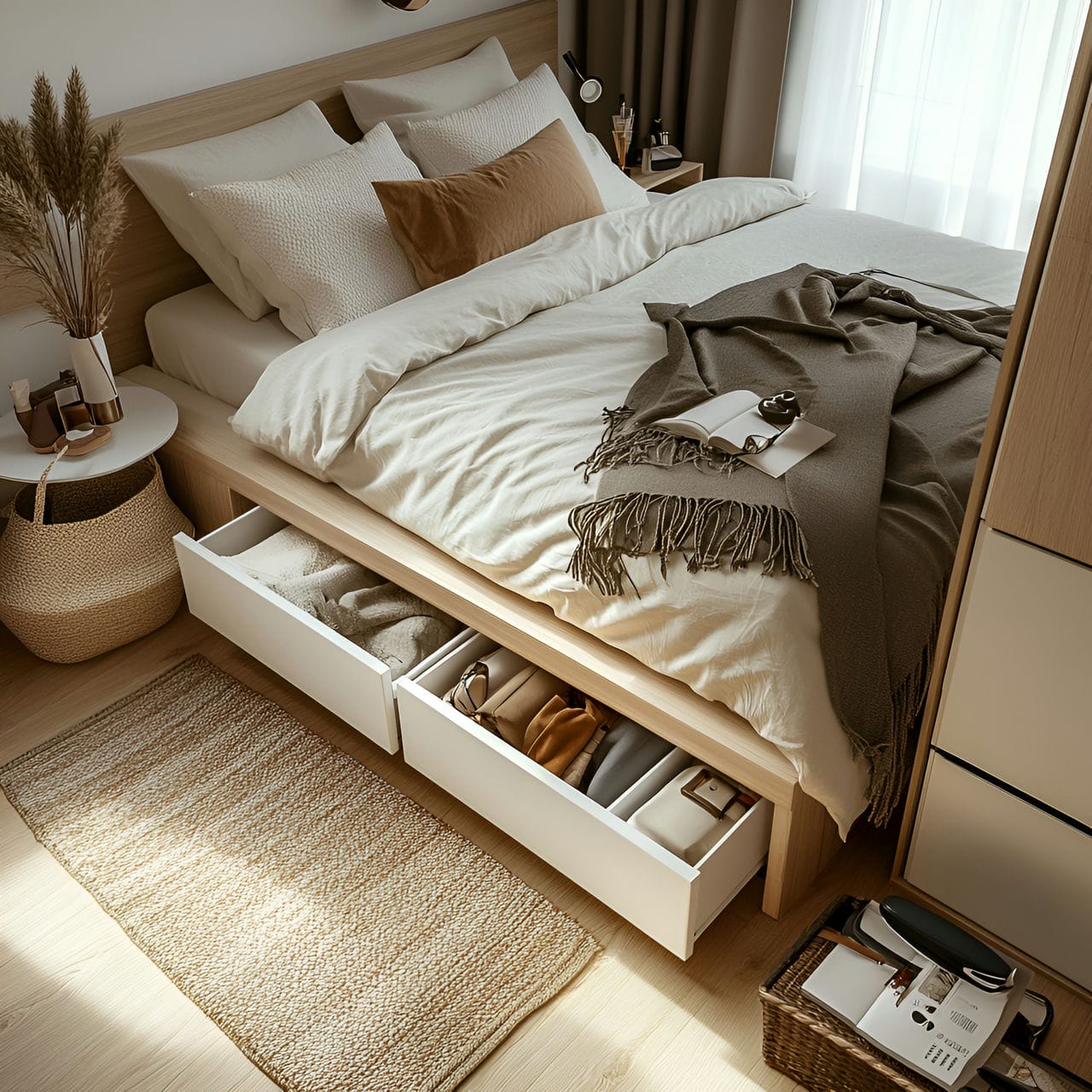 16 Best Bedroom Ideas And How To Design One Yourself! 201 8. Intelligent storage