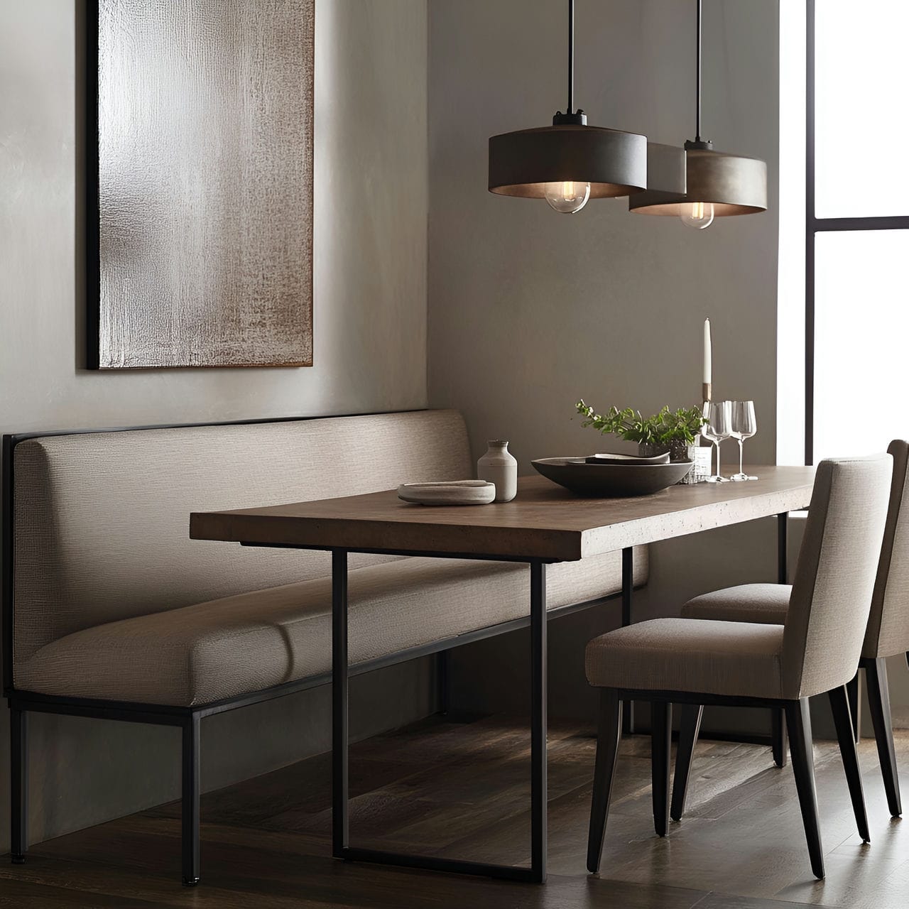 20 Best Dining Room Ideas And How To Design One Yourself! 259 9. Bench seatingย