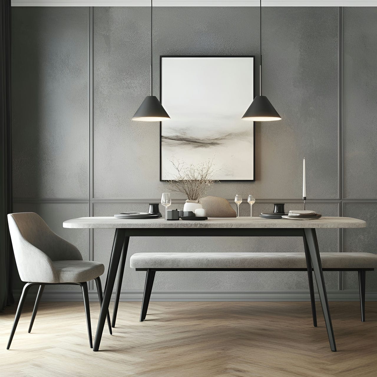 20 Best Dining Room Ideas And How To Design One Yourself! 257 9. Bench seatingย