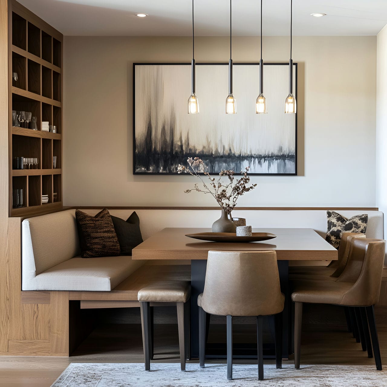 20 Best Dining Room Ideas And How To Design One Yourself! 258 9. Bench seatingย