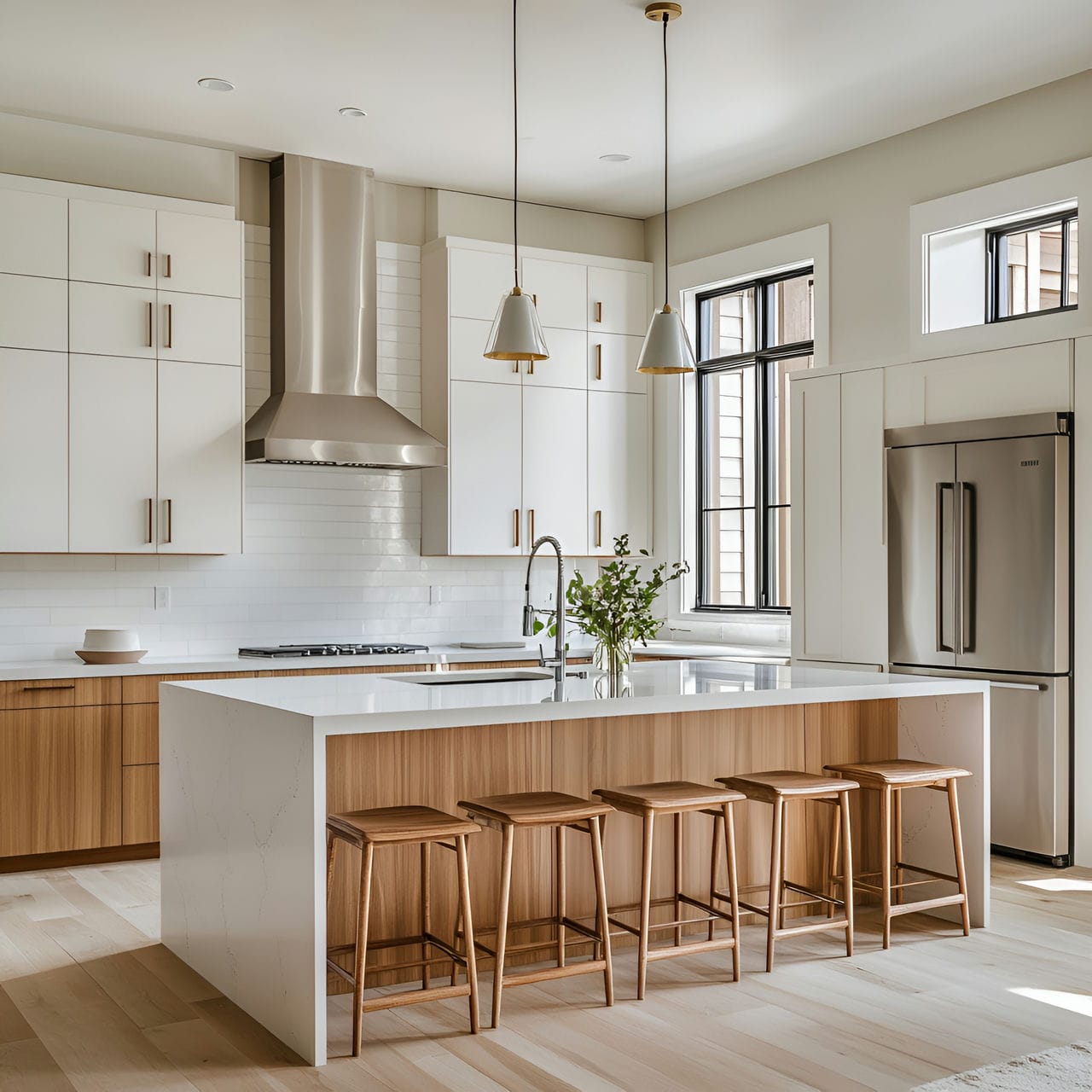 20 Best Kitchen Ideas And How To Design One Yourself! 267 9. Shaker-style cabinets