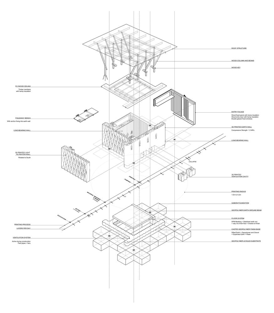 Axonometria-Componentes-Ok-1 Prototype tova / posgrado 3d printing architecture iaac