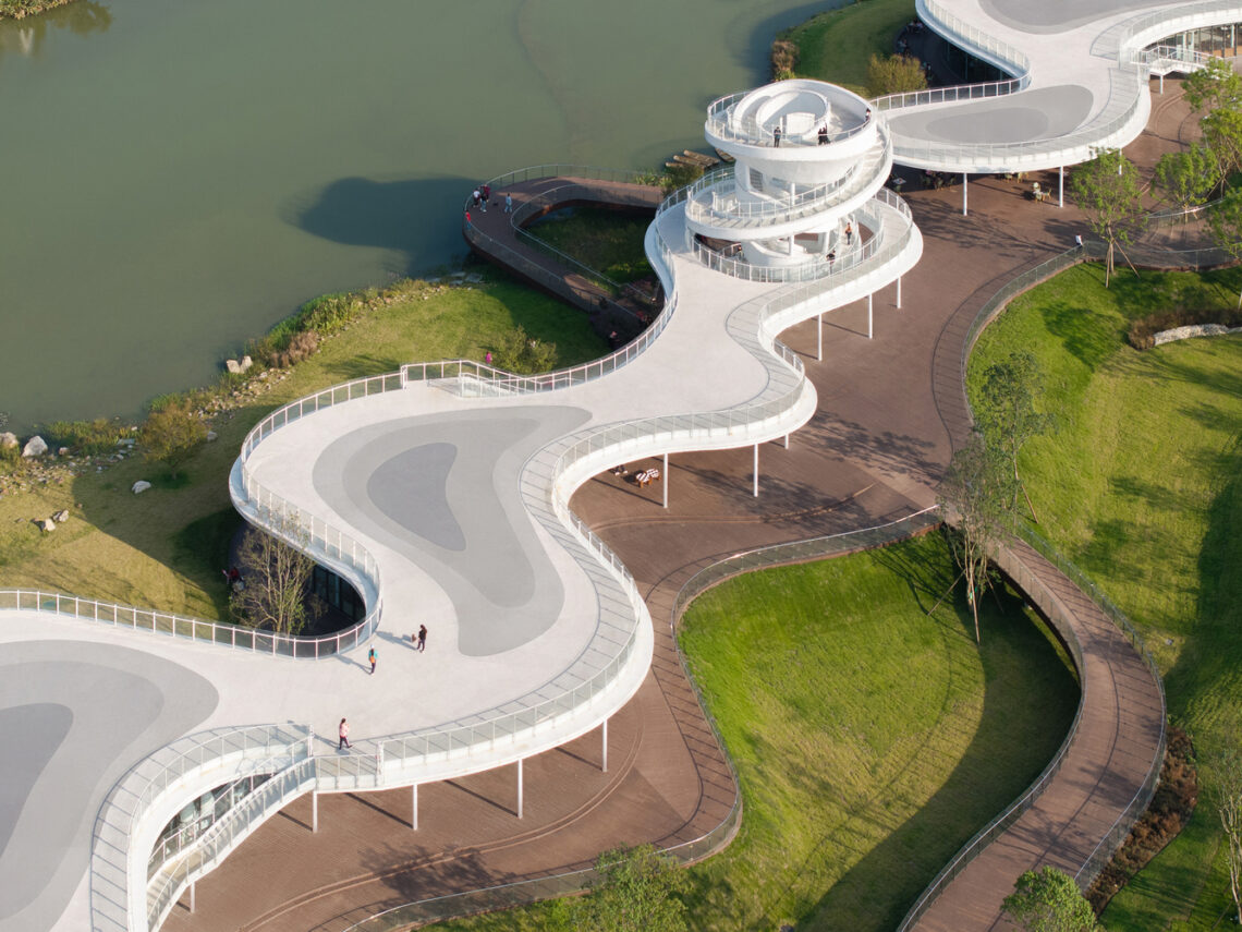 Lujiatan Wetland Park Commercial Service Center / Muda-Architects 1 Lujiatan wetland park commercial service center / muda-architects