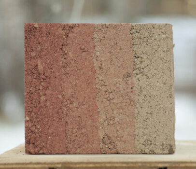 Shaping Rammed Earth Walls With Natural Clay Colors And Pigmentation