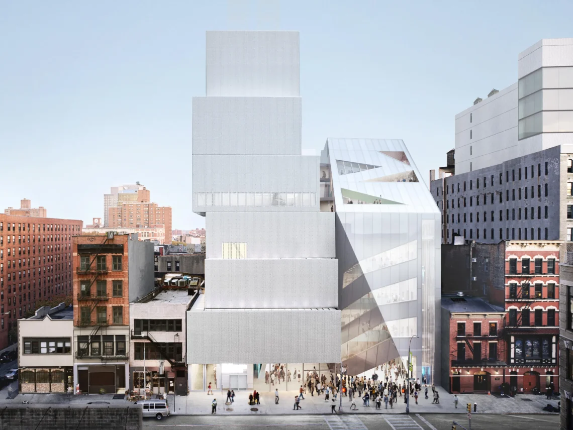 03 aerialrendering of the expanded new museum and public plaza. Courtesy oma bloomimages. De e1714420528768. Jpg
