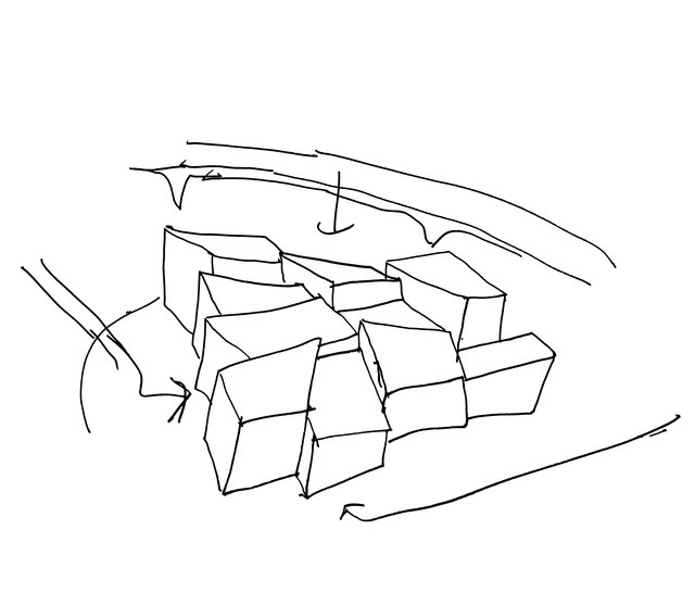 David Chipperfield: Biography, Works, Awards 52 647 dca hepworth wakefield dc sketch 016b20118d27be1b large