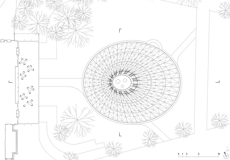 Diébédo Francis Kéré: Biography, Works, Awards 133 Roof plan of the serpentine pavilion