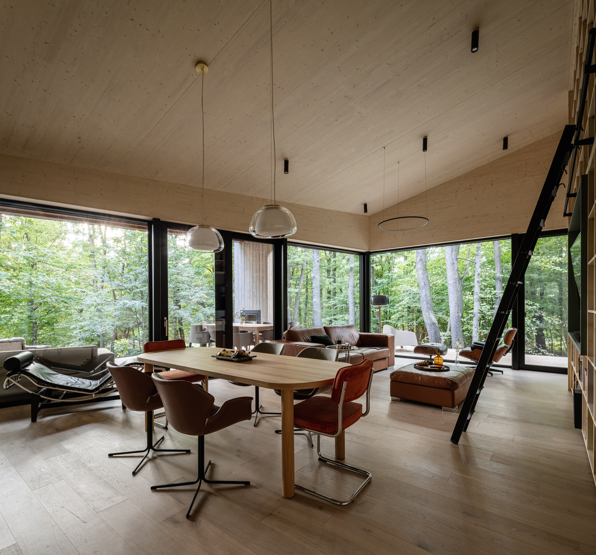 Monolithlodge-Nappali-18 Monolith lodge / pyxis nautica architecture office + hello wood zrt.