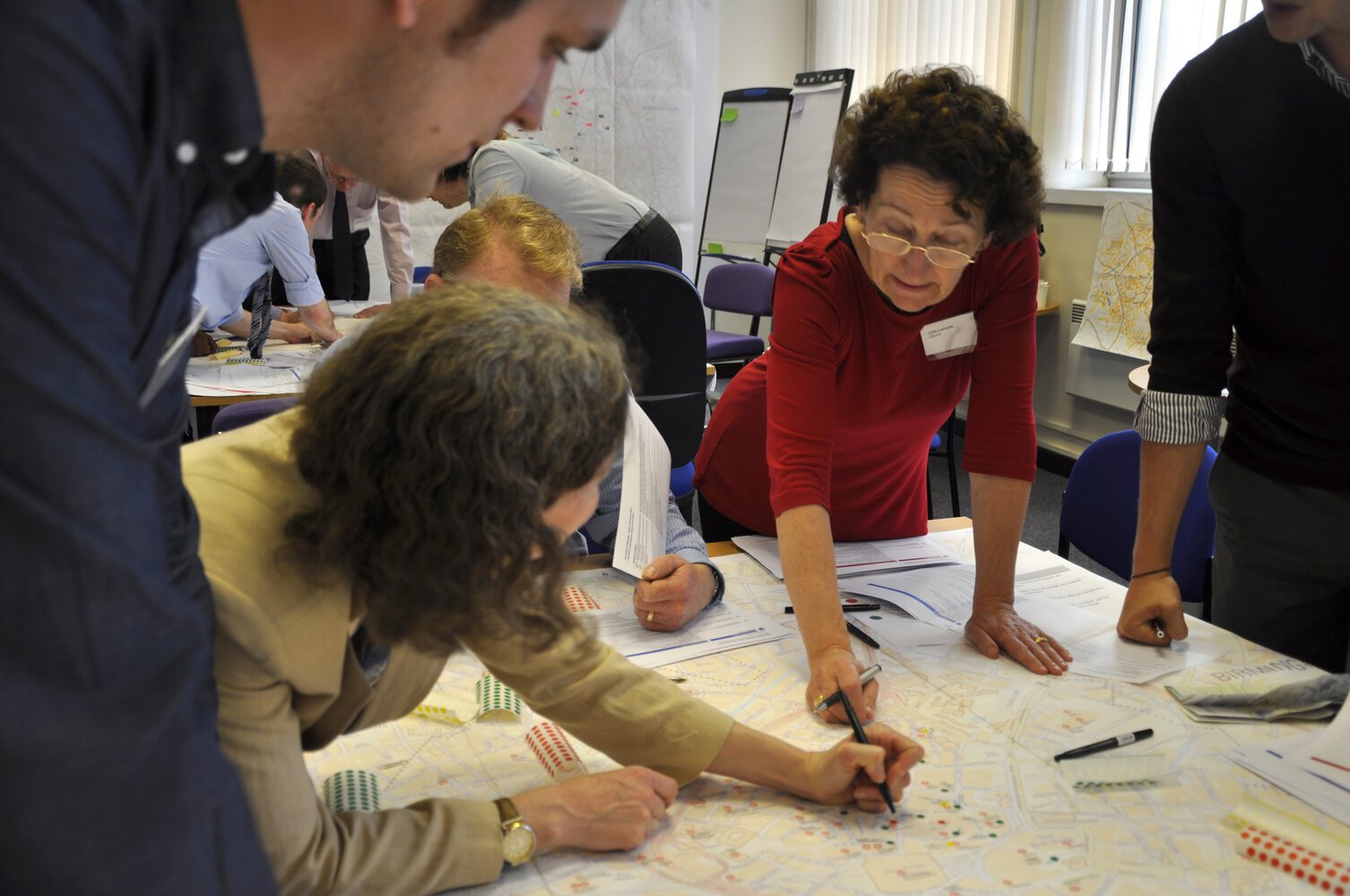 User testing and participatory design workshop. Image courtesy of cityid