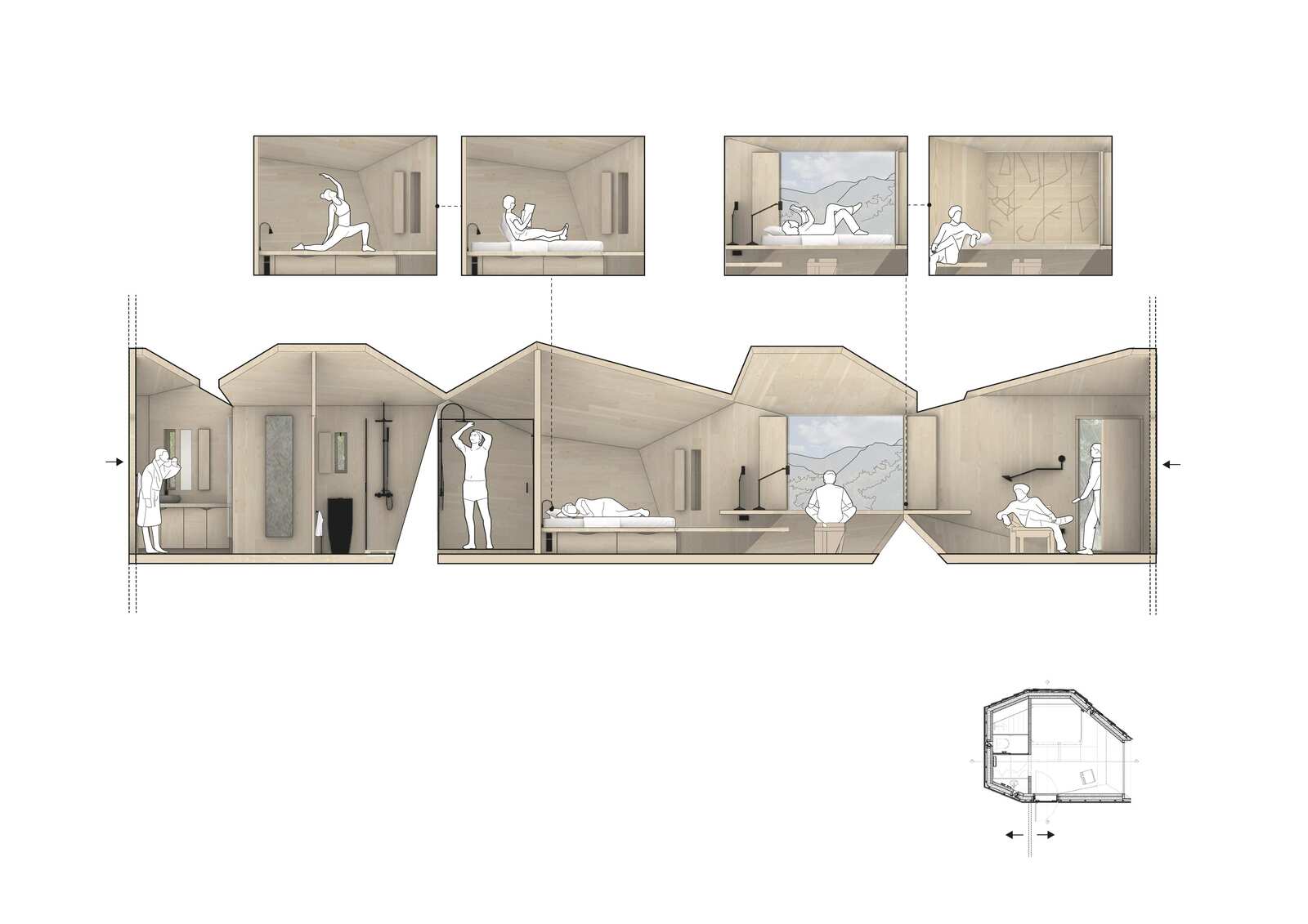 Forestone cabin / institute for advanced architecture of catalonia (iaac)