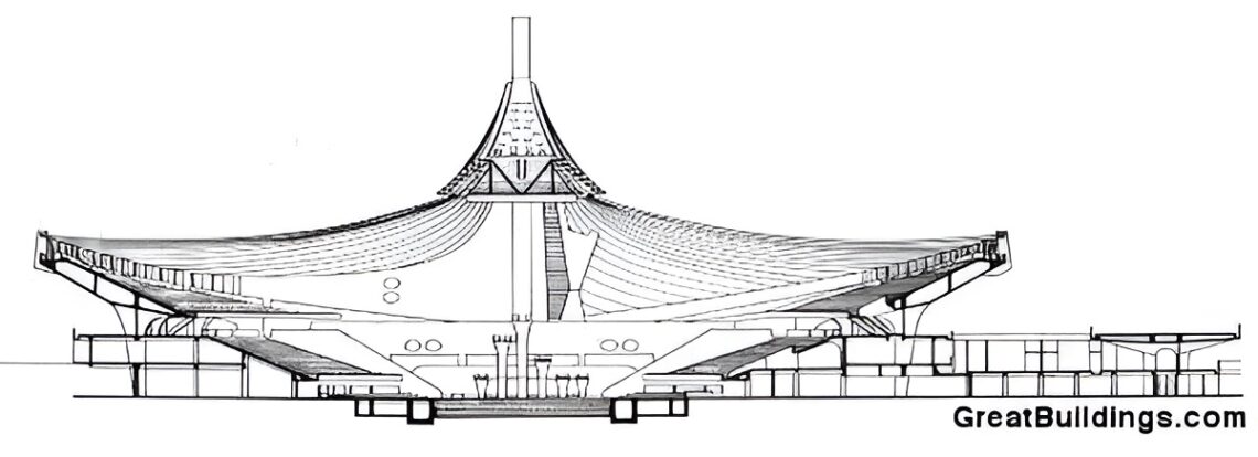 Yoyogi National Gymnasium / Kenzo Tange | Classics On Architecture Lab 97 Yoyogi national gymnasium / kenzo tange | classics on architecture lab