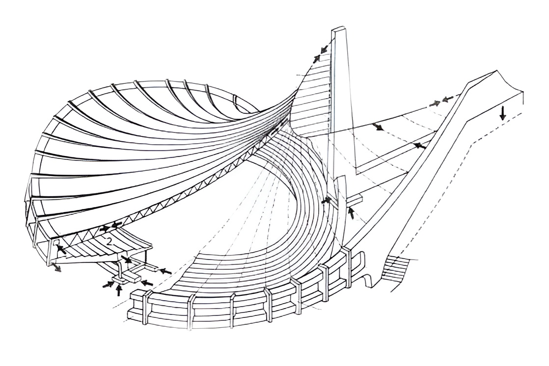 Yoyogi National Gymnasium / Kenzo Tange | Classics On Architecture Lab 90 Yoyogi national gymnasium / kenzo tange | classics on architecture lab
