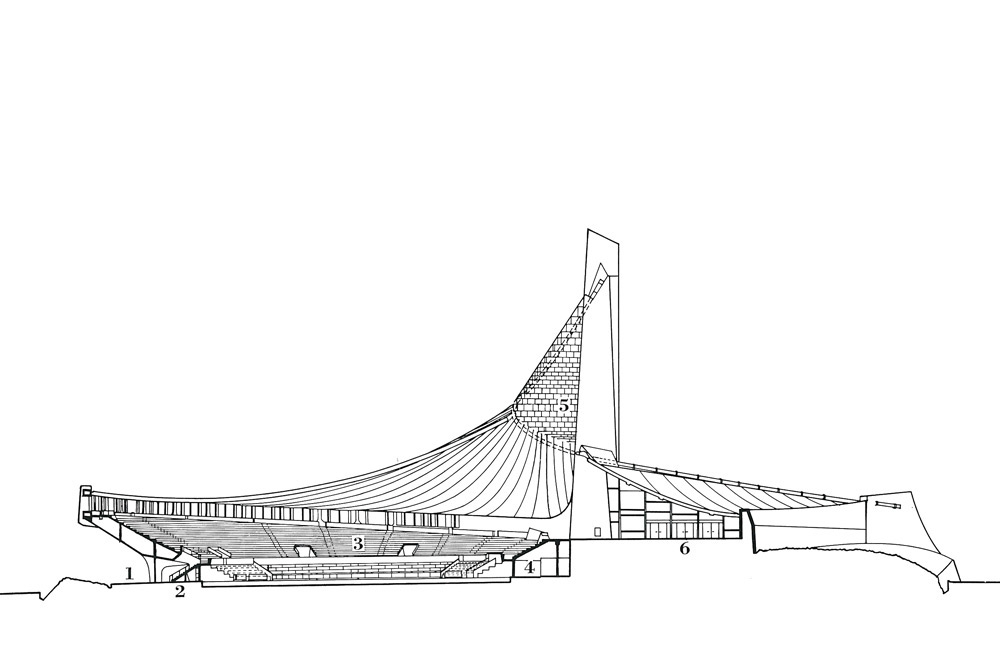 Yoyogi National Gymnasium / Kenzo Tange | Classics On Architecture Lab 95 Yoyogi national gymnasium / kenzo tange | classics on architecture lab