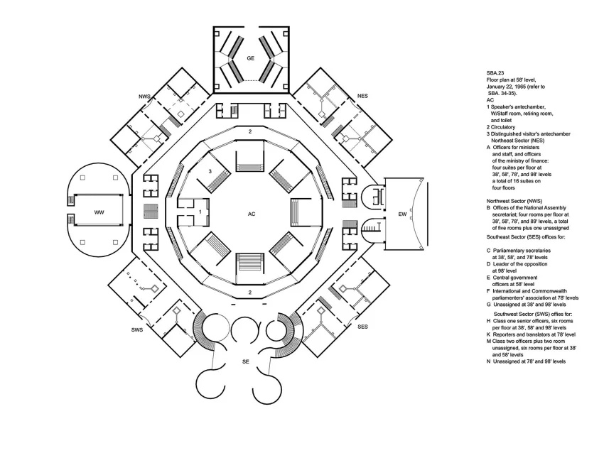 National Assembly Building Of Bangladesh / Louis Kahn | Classics On Architecture Lab 61 National assembly building of bangladesh / louis kahn | classics on architecture lab