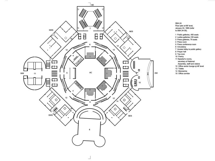 National Assembly Building Of Bangladesh / Louis Kahn | Classics On Architecture Lab 60 National assembly building of bangladesh / louis kahn | classics on architecture lab