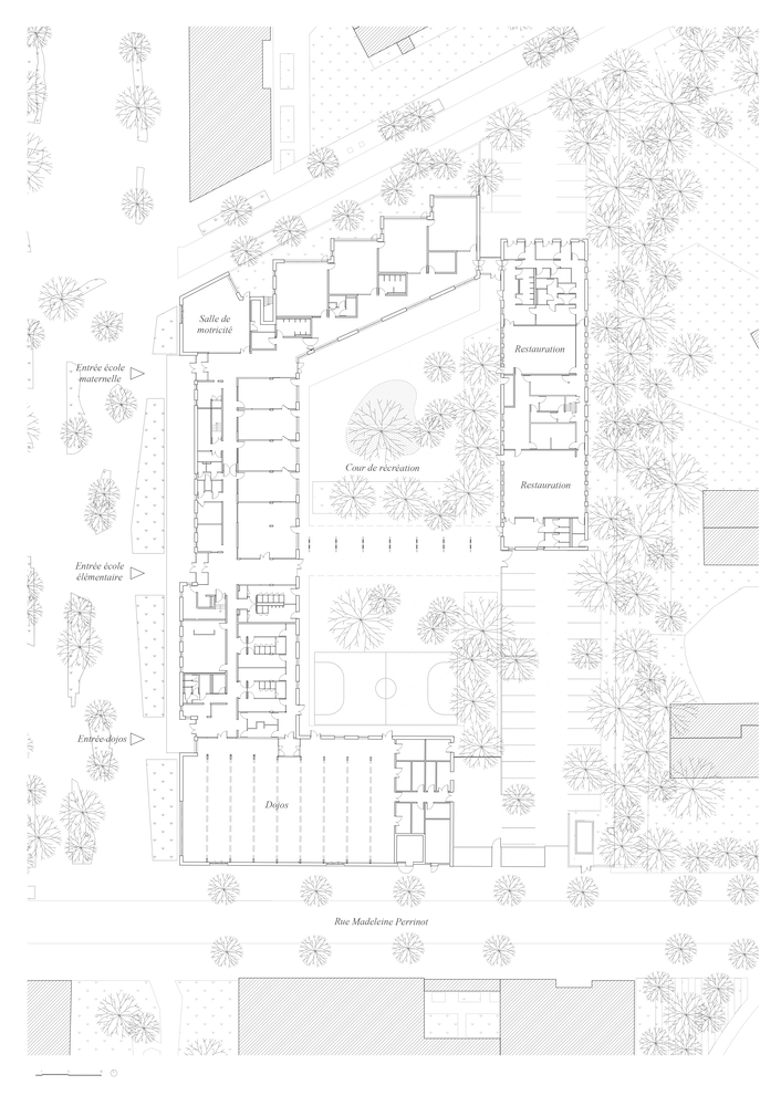 Simone Veil School Complex And Dojo / Badia Berger Architectes 6 Simone veil school complex and dojo / badia berger architectes