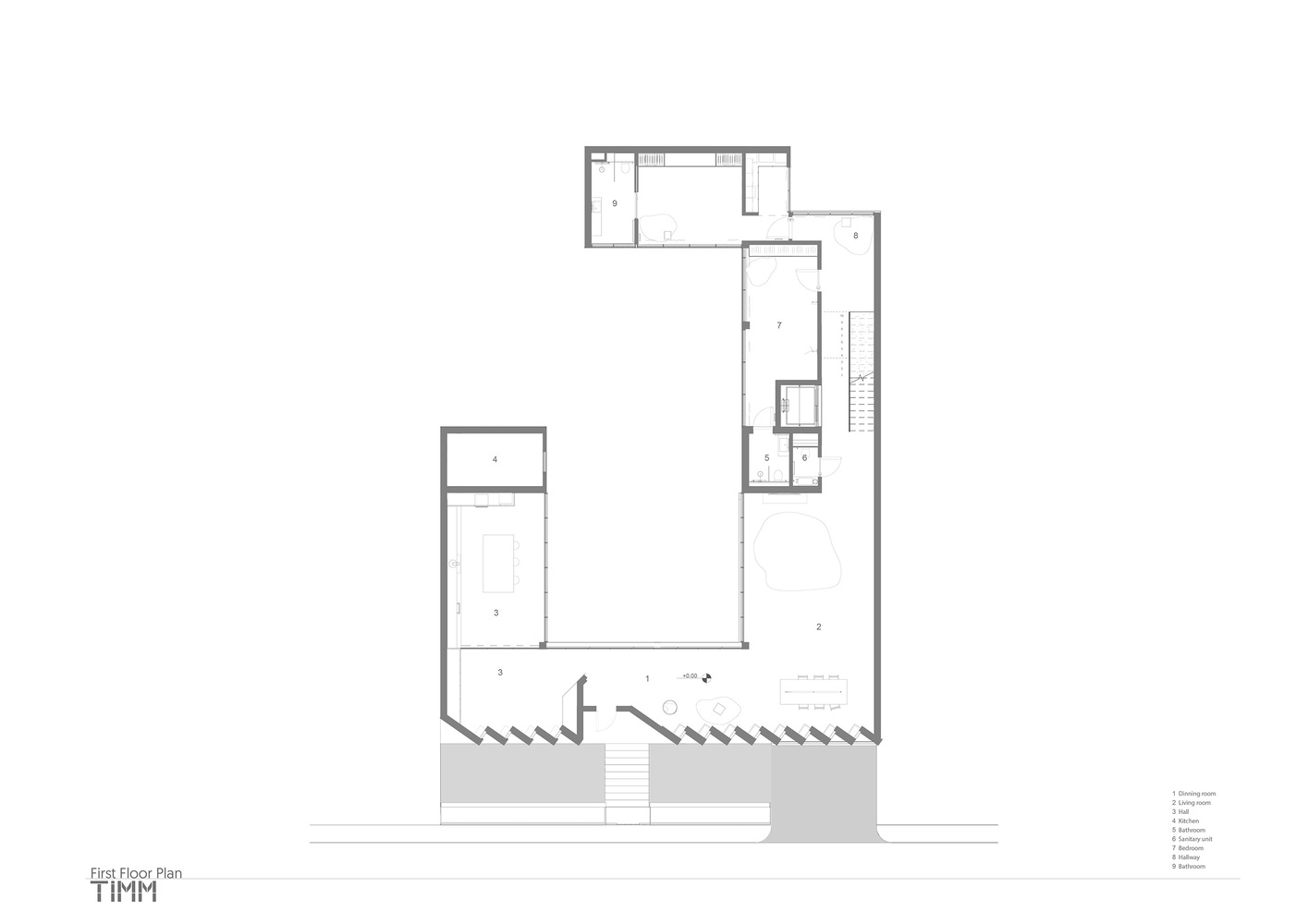 Inverted_House_Plans-01_Bw Inverted house / timm
