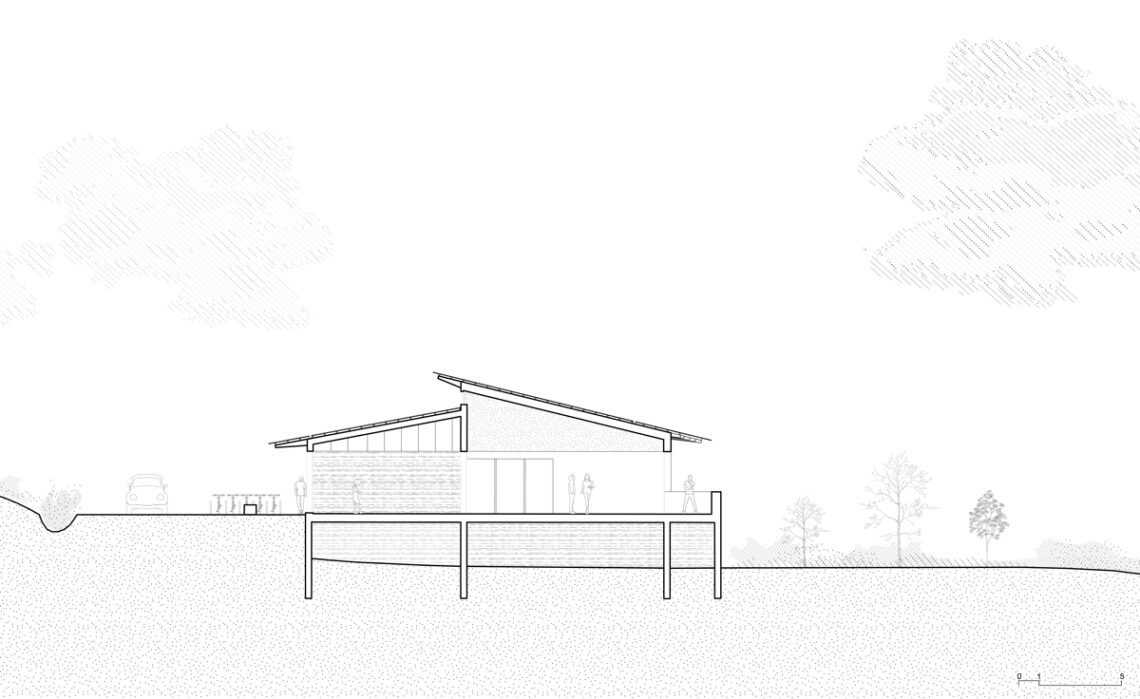 Community hall, beynes / graal