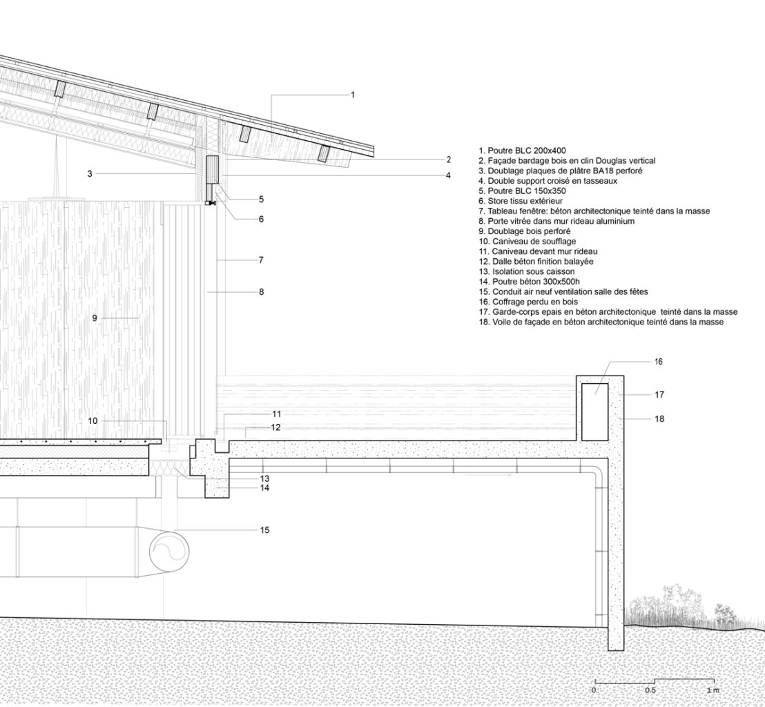 Community hall, beynes / graal