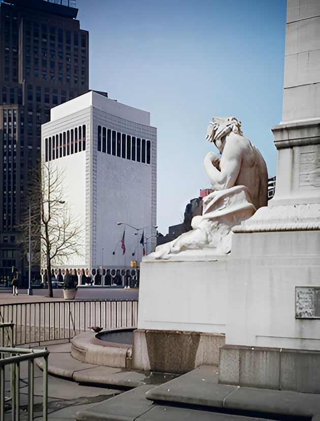 2 columbus circle / edward durell stone & associates | classics on architecture lab