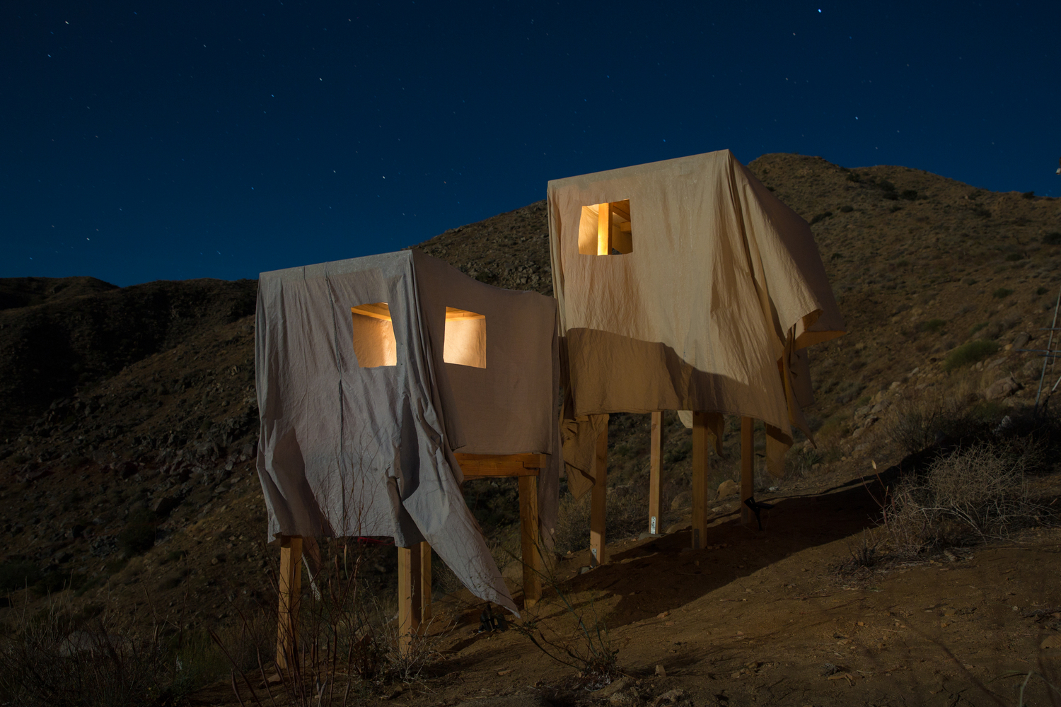 Ghost house installation / i/thee