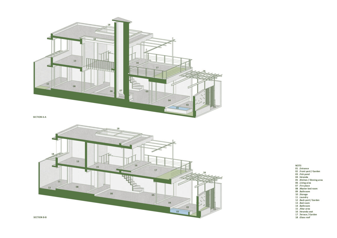 Yen My House / Atelier 12 45 Yen my house / atelier 12