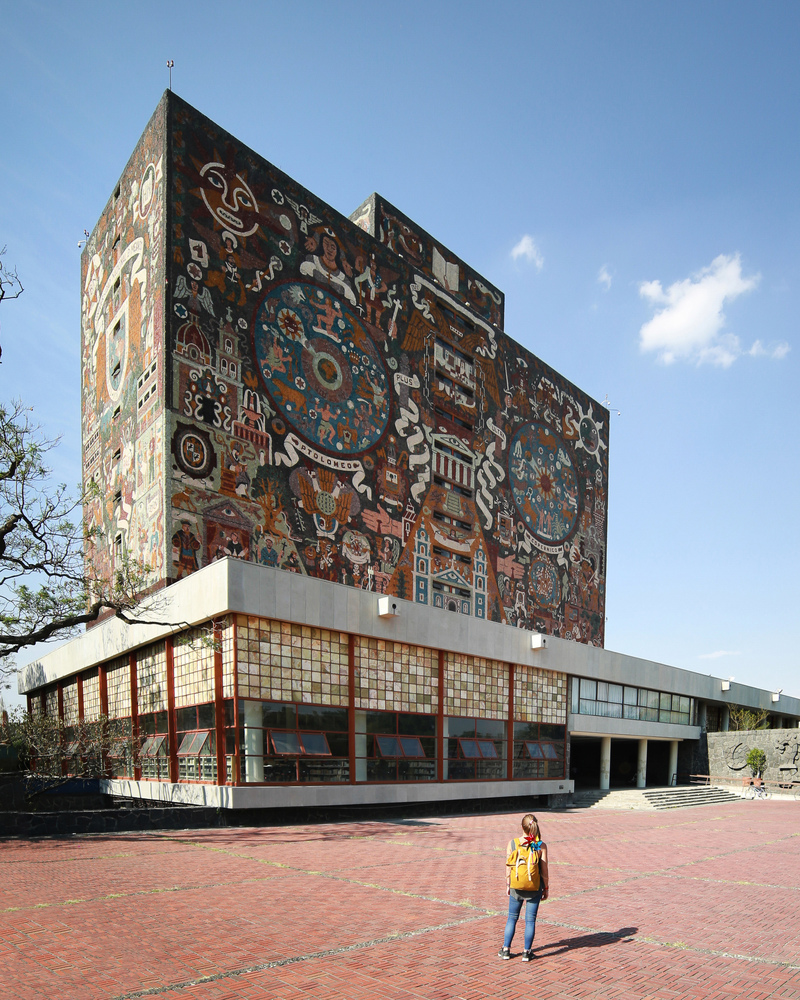 Unam central library / juan o'gorman | classics on architecture lab