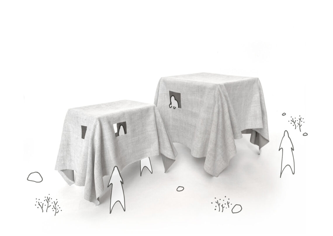 Ghost house installation / i/thee