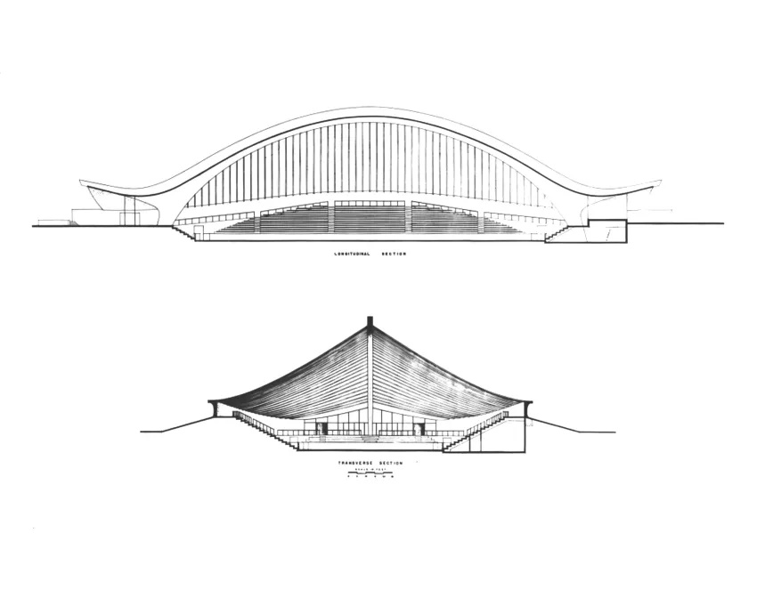 David S. Ingalls Skating Rink / Eero Saarinen | Classics On Architecture Lab 55 David s. Ingalls skating rink / eero saarinen | classics on architecture lab