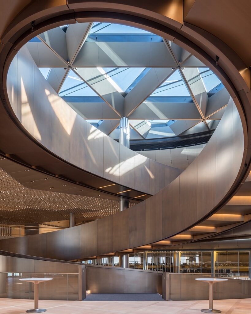 Check out one of the most distinctive features of our london office the ramp. Spanning six stor 1