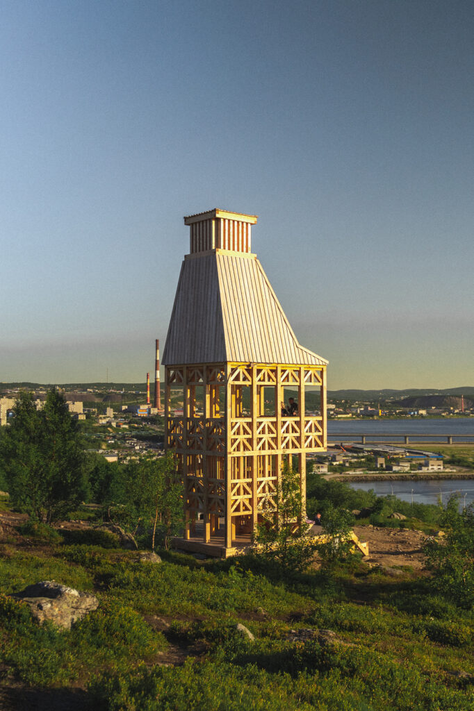 Kola Bay Lighthouse Viewpoint / Evgeny Makarenko Timber Architecture Workshop 31 Kola bay lighthouse viewpoint / evgeny makarenko timber architecture workshop