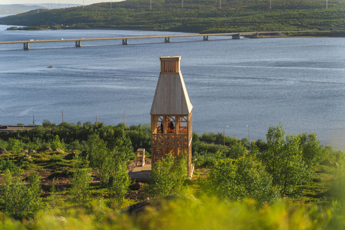 Kola Bay Lighthouse Viewpoint / Evgeny Makarenko Timber Architecture Workshop 28 Kola bay lighthouse viewpoint / evgeny makarenko timber architecture workshop