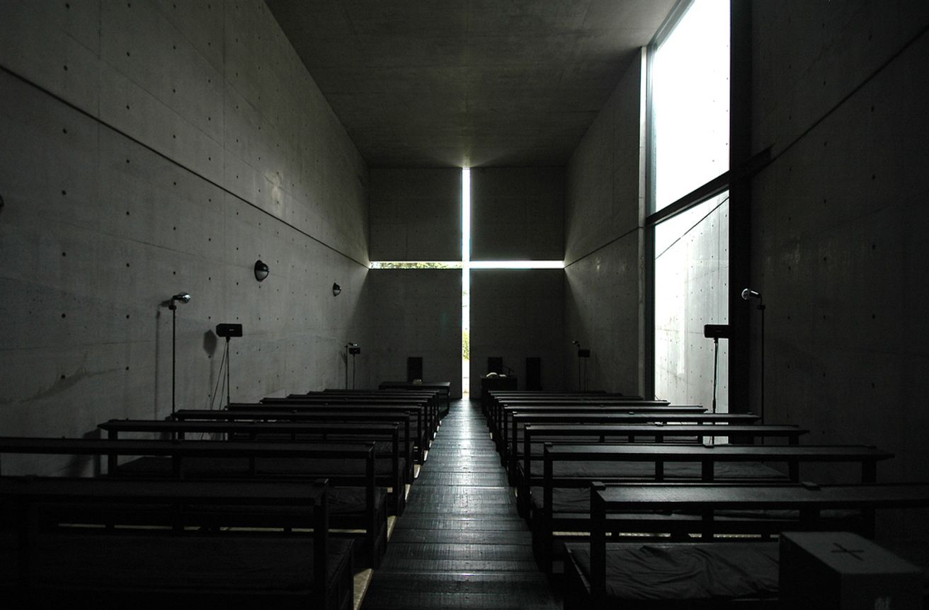 Church of the light tadao ando purple cloud. Jpeg