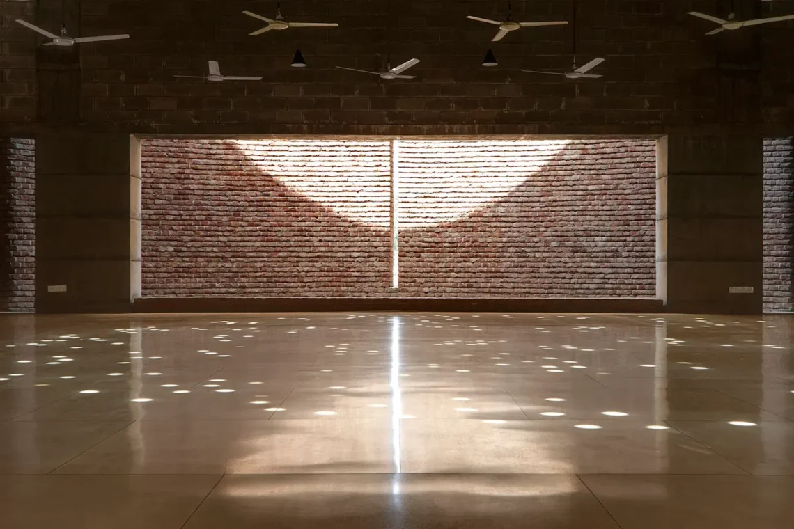 Aga Khan Award For Architecture: Prize, Importance, Winners, Jury And History 150 The prayer hall, a gap in the brick wall denotes the direction of the qibla - bait ur rouf mosque, dhaka, bangladesh - marina tabassum - ยฉ aktc rajesh vora
