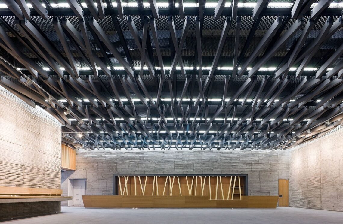 Interior - ningbo historical museum in china - wang shu - © iwan baan