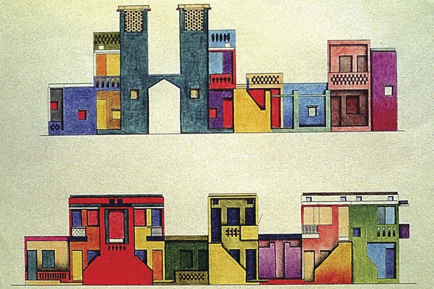 Aga Khan Award For Architecture: Prize, Importance, Winners, Jury And History 110 Elevation - aranya low cost housing - balkrishna doshi - ยฉ vastushilpa foundation