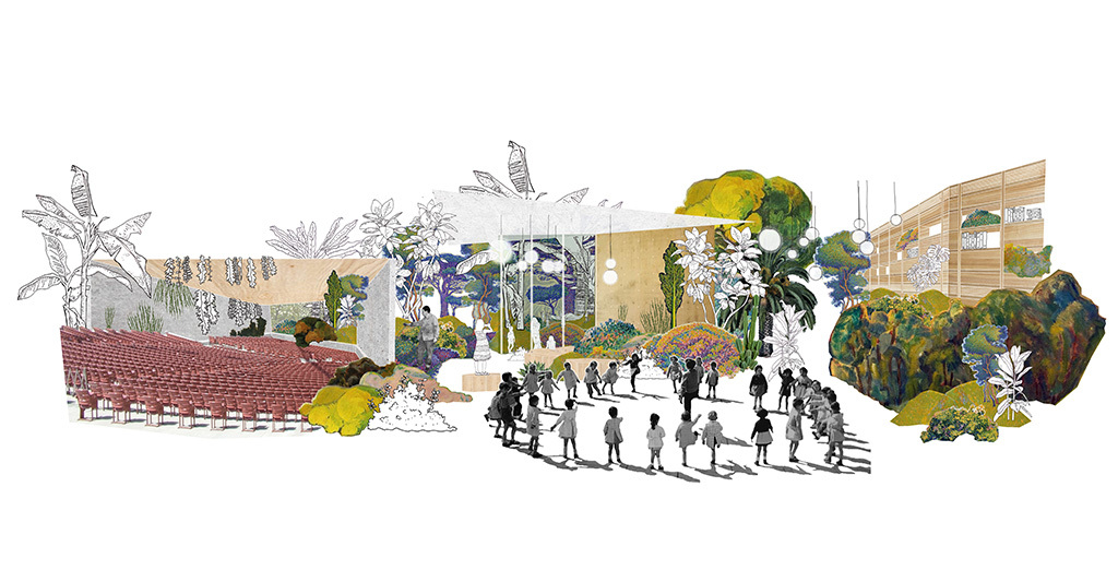 Tatiana Bilbao: Biography, Works, Awards 86 Tatianabilbao estudio jardin botanico culiacan collage 01